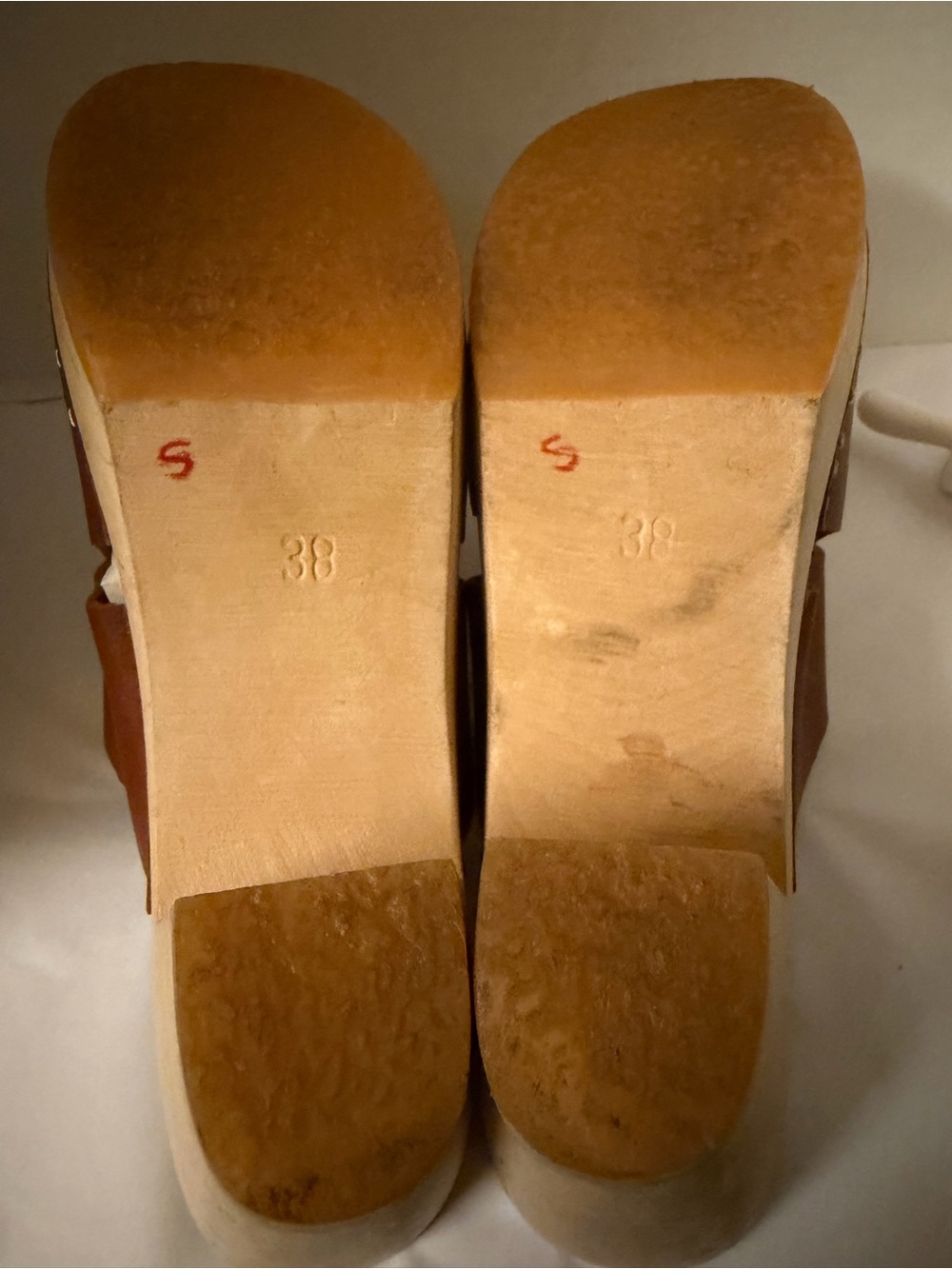 BRYR Zoe Leather Heel Clog Sz 38,8 Women’s - Picture 12 of 16
